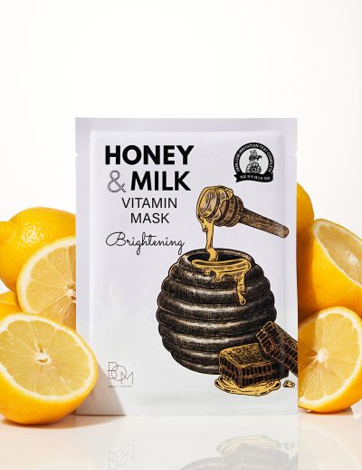 Biom Honey & Milk Vitamin Mask - Whitening 10 sheets